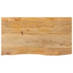 Blat de masă contur organic 120x60x3,8 cm lemn masiv de mango