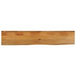 Blat de masă contur organic 140x20x2,5 cm lemn masiv de mango