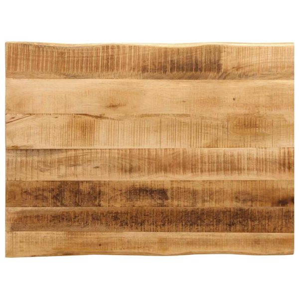 Blat de masă contur natural 80x60x2,5 cm lemn masiv mango brut