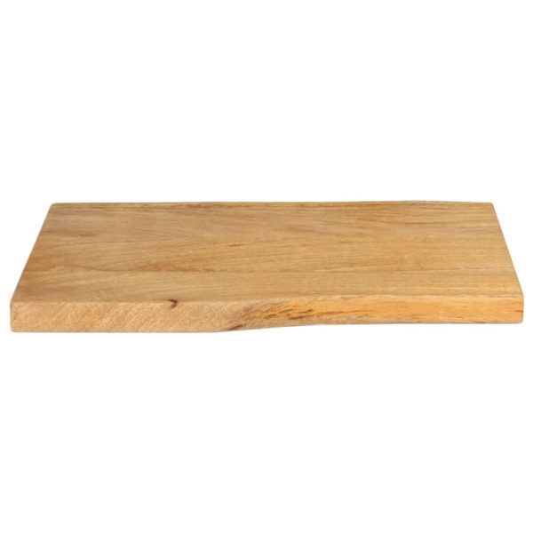 Blat masă cu margini naturale, 70x40x2,5 cm, lemn masiv mango