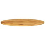 Blat de masă oval, 90x40x3,8 cm, lemn masiv de mango