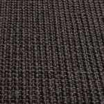 Covor din sisal pentru ansamblu de zgâriat, negru, 80×250 cm