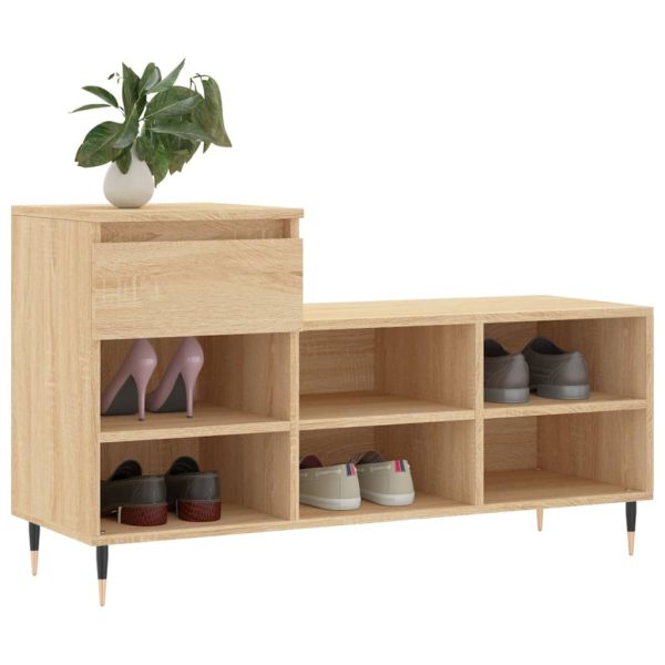 Pantofar, stejar sonoma, 102x36x60 cm, lemn prelucrat