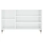Pantofar, alb extralucios, 102x36x60 cm, lemn compozit