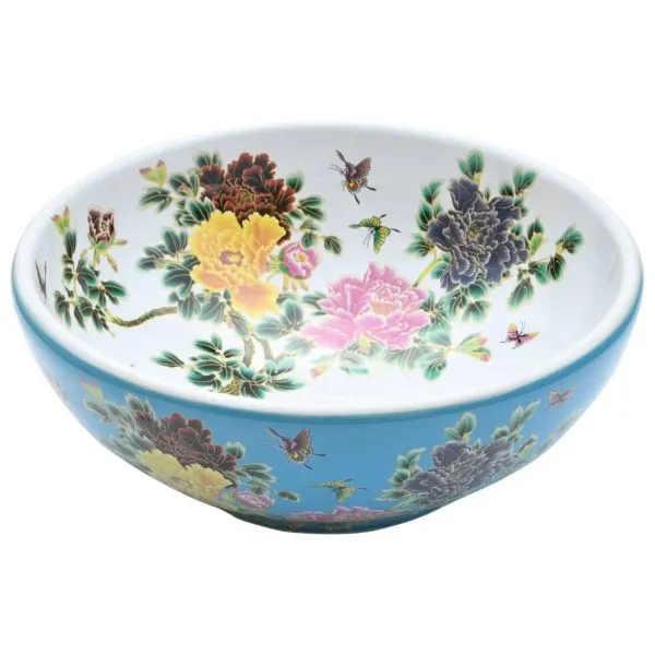 Lavoar de blat, multicolor, rotund, Φ41×14 cm, ceramică