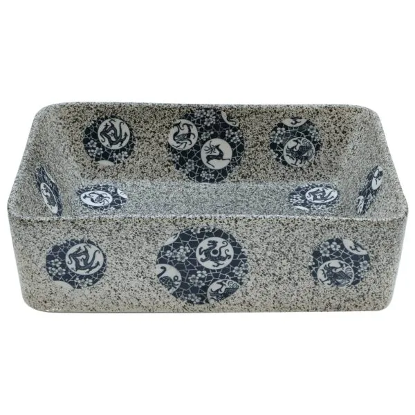 Lavoar de blat, multicolor, 46×35,5×13 cm, ceramică, dreptunghi