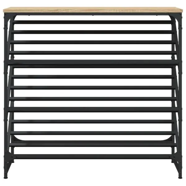 Suport de pantofi, stejar sonoma, 90x30x85 cm, lemn prelucrat