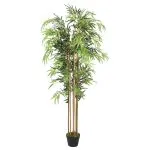 Arbore din bambus artificial 1605 de frunze 180 cm verde