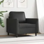Canapea de o persoană, 60 cm, piele ecologică