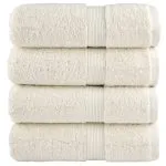 Prosoape mâini premium SOLUND 4 buc crem 30x30 cm 600 gsm