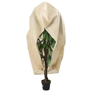 Protecție de fleece plante, cu fermoar, 70 g/m², 3,14×2,5 m