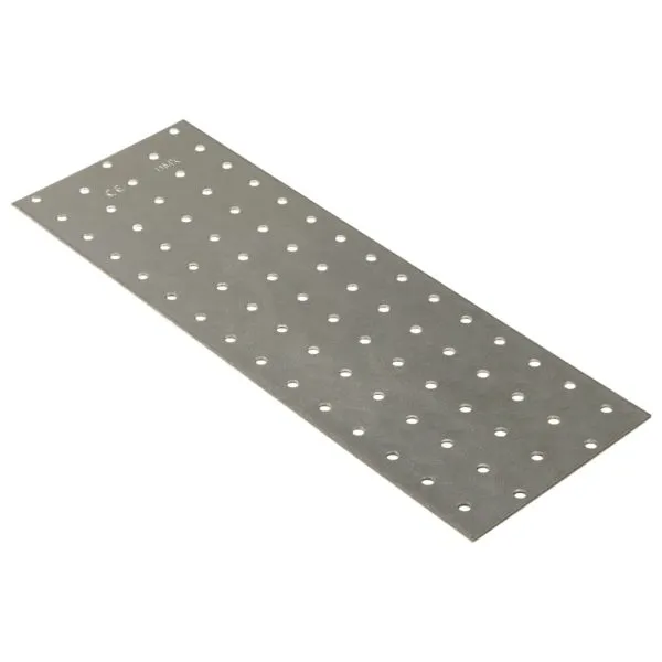 Plăci perforate, 20 buc., 2 mm, 300×100 mm, oțel galvanizat