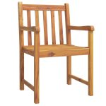 Set mobilier de grădină, 5 piese, lemn masiv de acacia