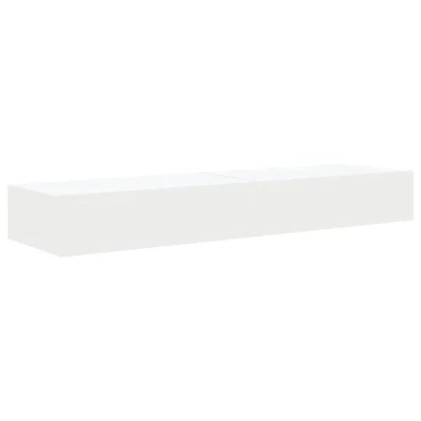 Dulapuri TV cu lumini LED, 2 buc., alb, 60x35x15,5 cm