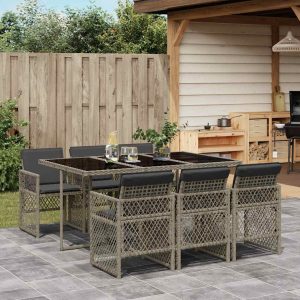 Set mobilier de grădină cu perne