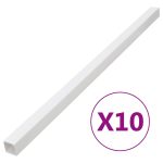 Șine de cabluri, 40×25 mm, 10 m, PVC