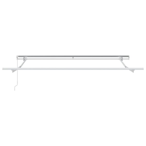 Copertină retractabilă manual, maro, 300×250 cm
