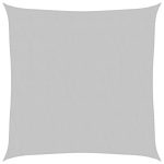 Parasolar, gri deschis, 2,5×2,5 m, 100% poliester Oxford