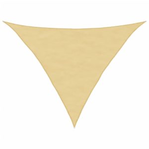 Parasolar, nisipiu, 2,5×2,5×3,5 m, 100% poliester Oxford