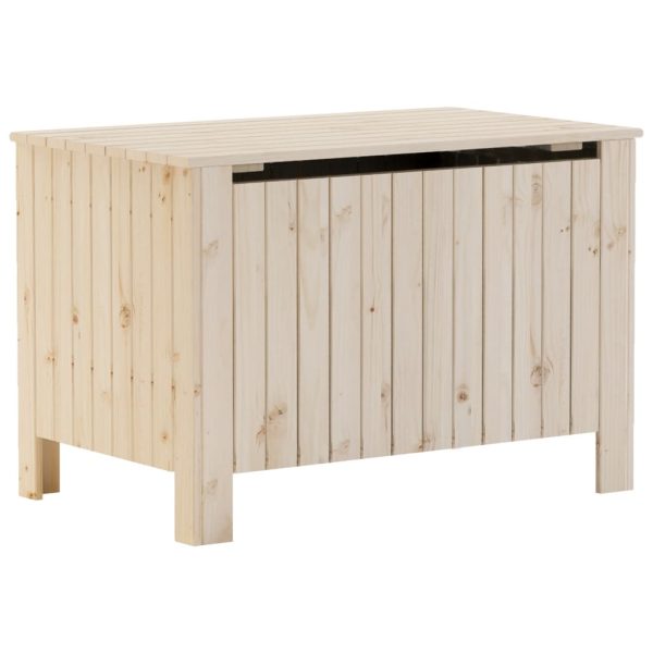 Cutie de depozitare cu capac „RANA” 80x49x54 cm, lemn masiv pin