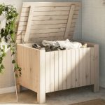 Cutie de depozitare cu capac „RANA” 80x49x54 cm, lemn masiv pin
