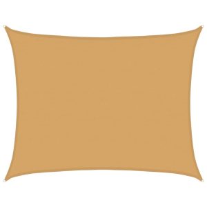 Pânză parasolar, nisipiu dreptunghiular 6×7 m HDPE 160 g/m²