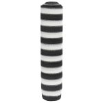 Plasă protecție intimitate antracit/alb 1,5×25 m HDPE 195 g/m²