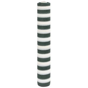 Plasă protecție intimitate, verde/alb, 1,2×25 m, HDPE, 75 g/m²