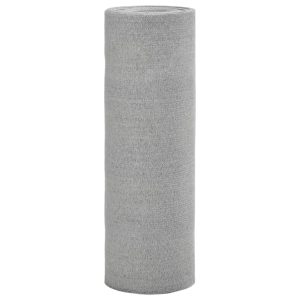 Plasă protecție intimitate gri deschis 1,5×10 m HDPE 150 g/m²