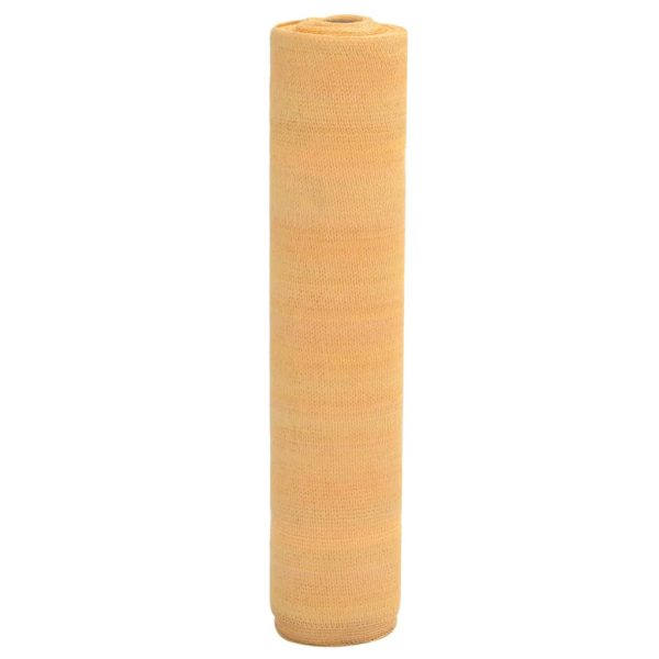 Plasă protecție intimitate, nisipiu, 1,8×10 m, HDPE, 195 g/m²