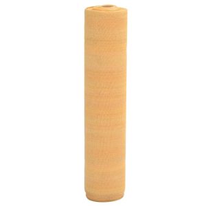 Plasă protecție intimitate, nisipiu, 1,8×50 m, HDPE, 195 g/m²