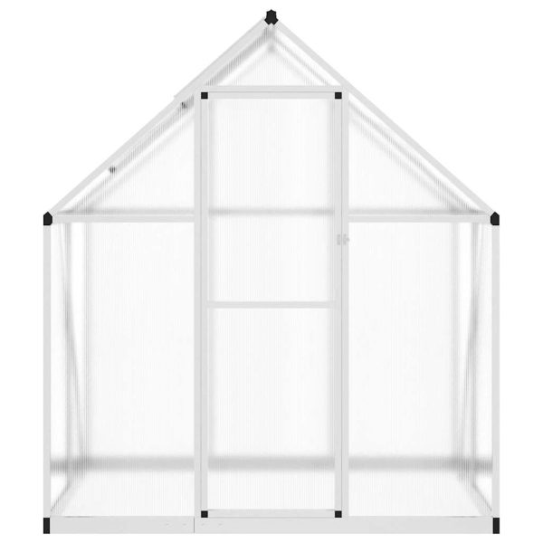 Sere cu cadru de bază, argintiu, 169x114x195 cm, aluminiu