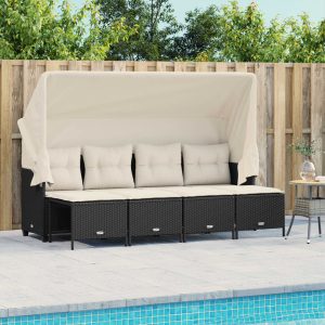 Set mobilier de grădină cu perne