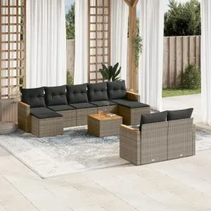 Set mobilier de grădină cu perne