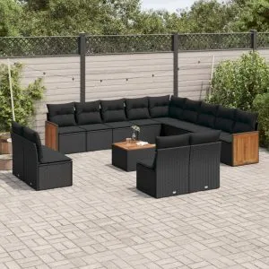Set mobilier de grădină cu perne