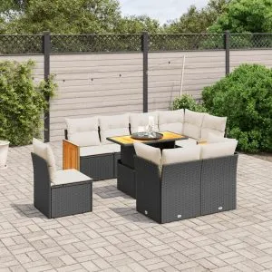 Set mobilier de grădină cu perne