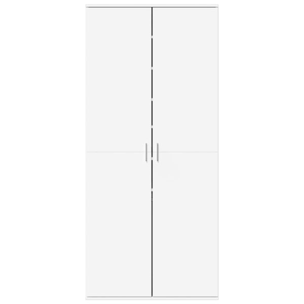 Pantofar, alb, 80 x 39 x 178 cm, PAL