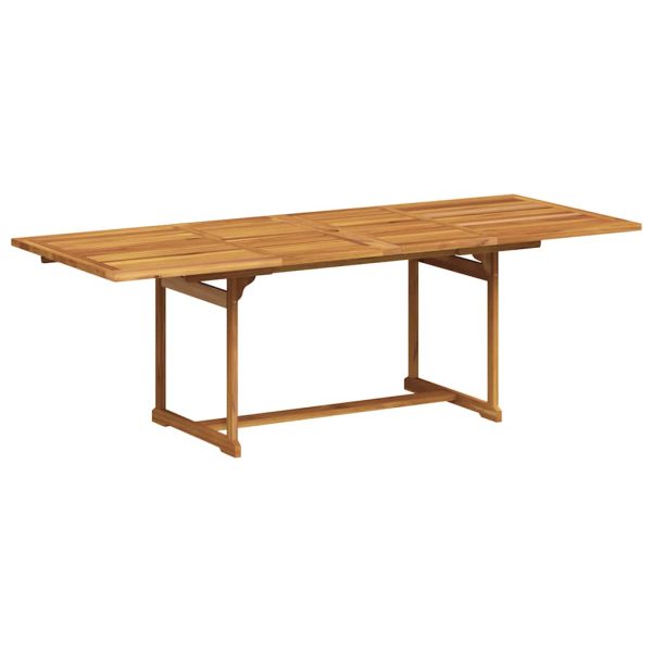 Set mobilier de grădină, 7 piese, lemn masiv acacia/textilenă