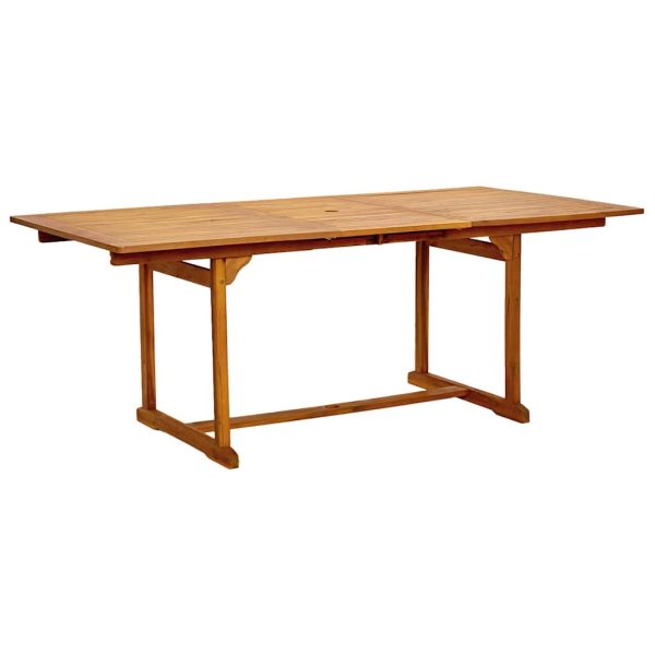 Set mobilier de grădină, 7 piese, lemn masiv acacia/textilenă