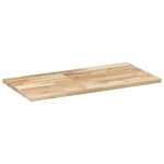 Raft suspendat, 80x40x2 cm, lemn masiv de acacia netratat