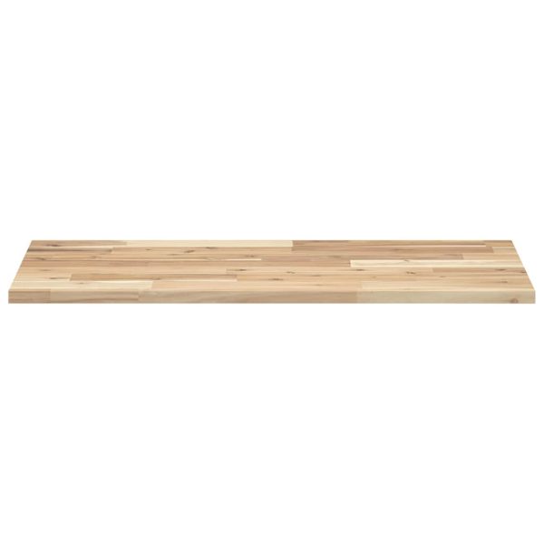 Raft suspendat, 80x40x2 cm, lemn masiv de acacia netratat