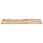 Rafturi suspendate 3 buc. 80x40x2 cm lemn masiv acacia netratat