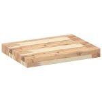 Rafturi suspendate 3 buc. 40x30x4 cm lemn masiv acacia netratat