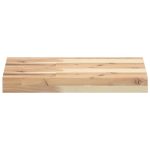 Rafturi suspendate 3 buc. 40x30x4 cm lemn masiv acacia netratat