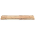 Raft suspendat, 80x30x4 cm, lemn masiv de acacia netratat