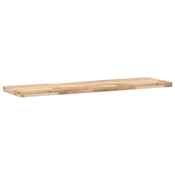 Raft suspendat, 160x40x4 cm, lemn masiv de acacia netratat