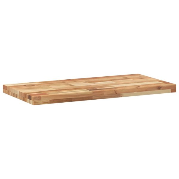 Rafturi suspendate 4 buc. 80x40x4 cm lemn masiv acacia netratat