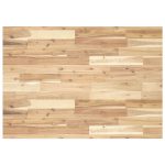 Blat de birou netratat, 80x70x2 cm, lemn masiv de acacia