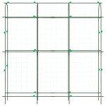Spalier grădină plante cățărătoare cadru U 181x31x182,5 cm oțel