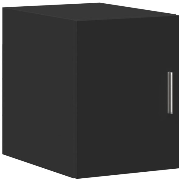 Dulap de perete, negru, 30×42,5×40 cm, lemn compozit